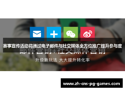 赛事宣传活动将通过电子邮件与社交媒体全方位推广提升参与度